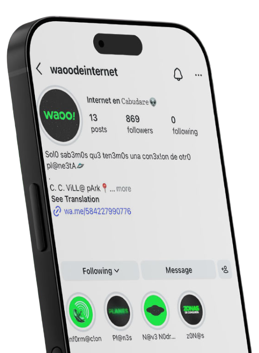 App Waoo de Internet